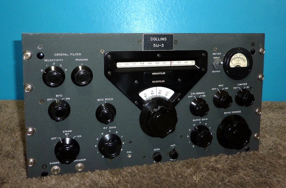 Collins 51J-3 Communications Radio Receiver Excellent Condition Fully Functional