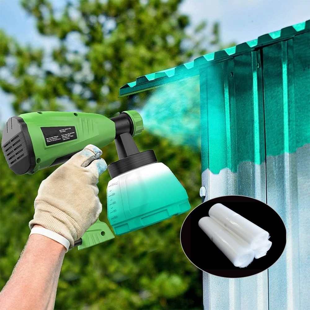 Paint sprayer cup liners disposable spray gun bags