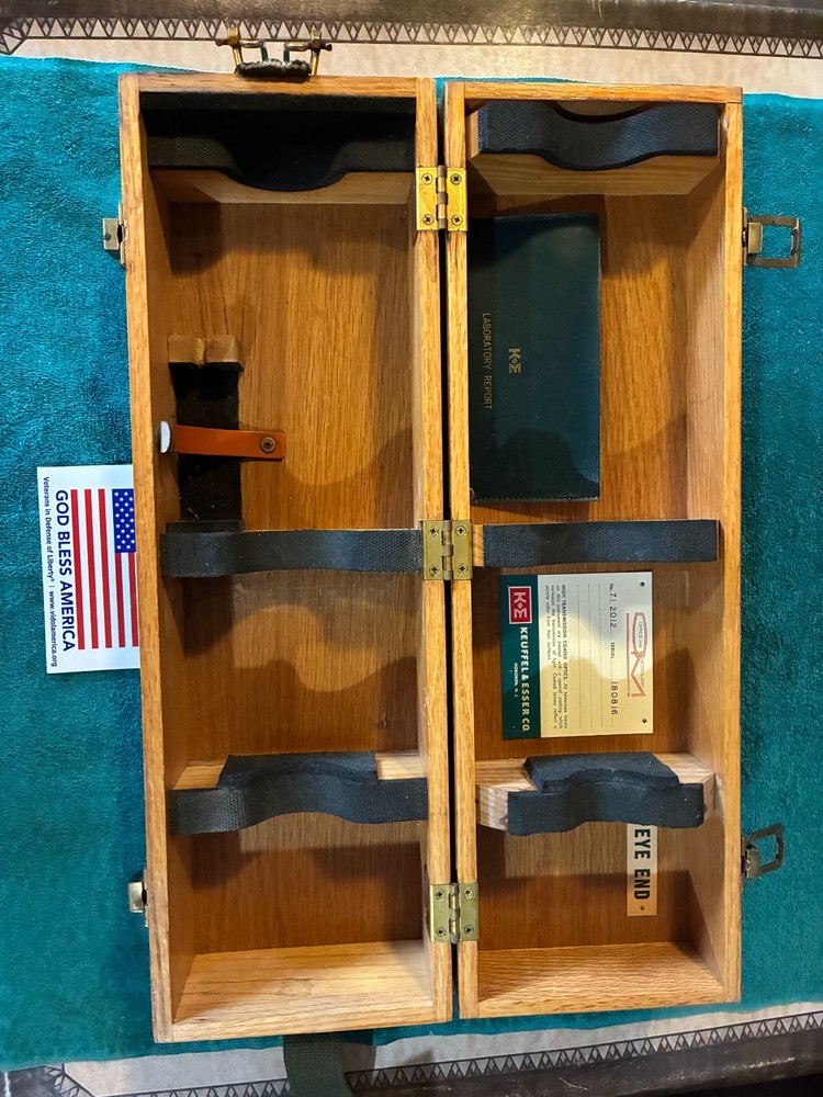 Antique Survey Hardwood Box (only ) for K&E Model 712012 Xcellent condition...