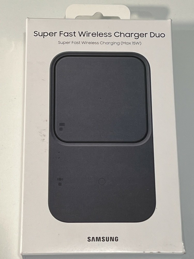 Samsung 15W Super Fast Wireless Charger Duo Pad - Black OPEN BOX