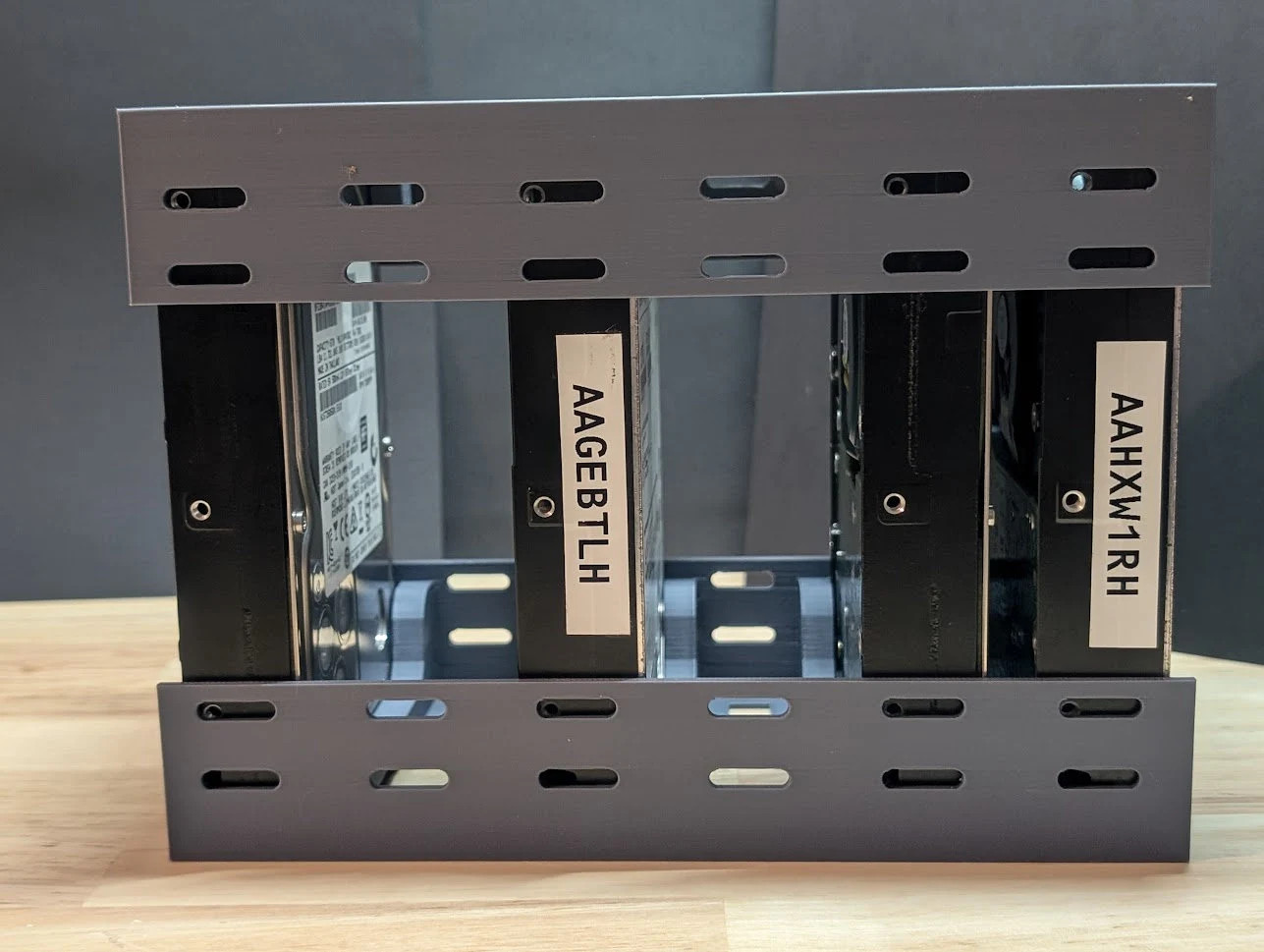 6 slot 3.5" HDD Trays – Rack/Caddy for Chia Farming