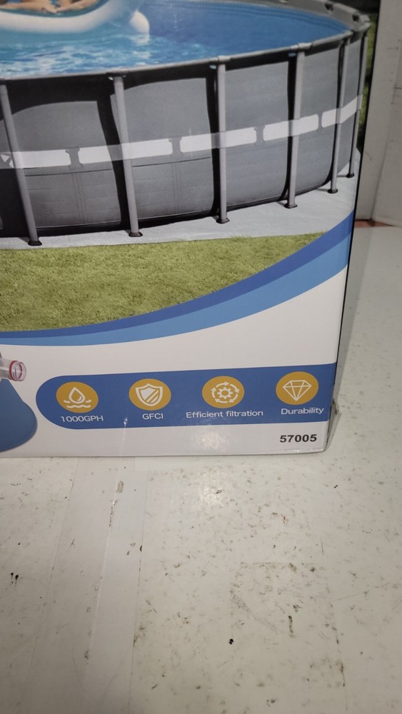 1000 GPH Pool Sand Filter Pump for above Ground Pools, Pool Sand Pump with Timer