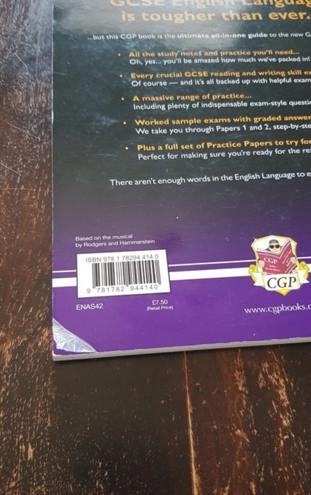 AQA GCSE English Language CGP bundle- study guide, exam practice, revision pract