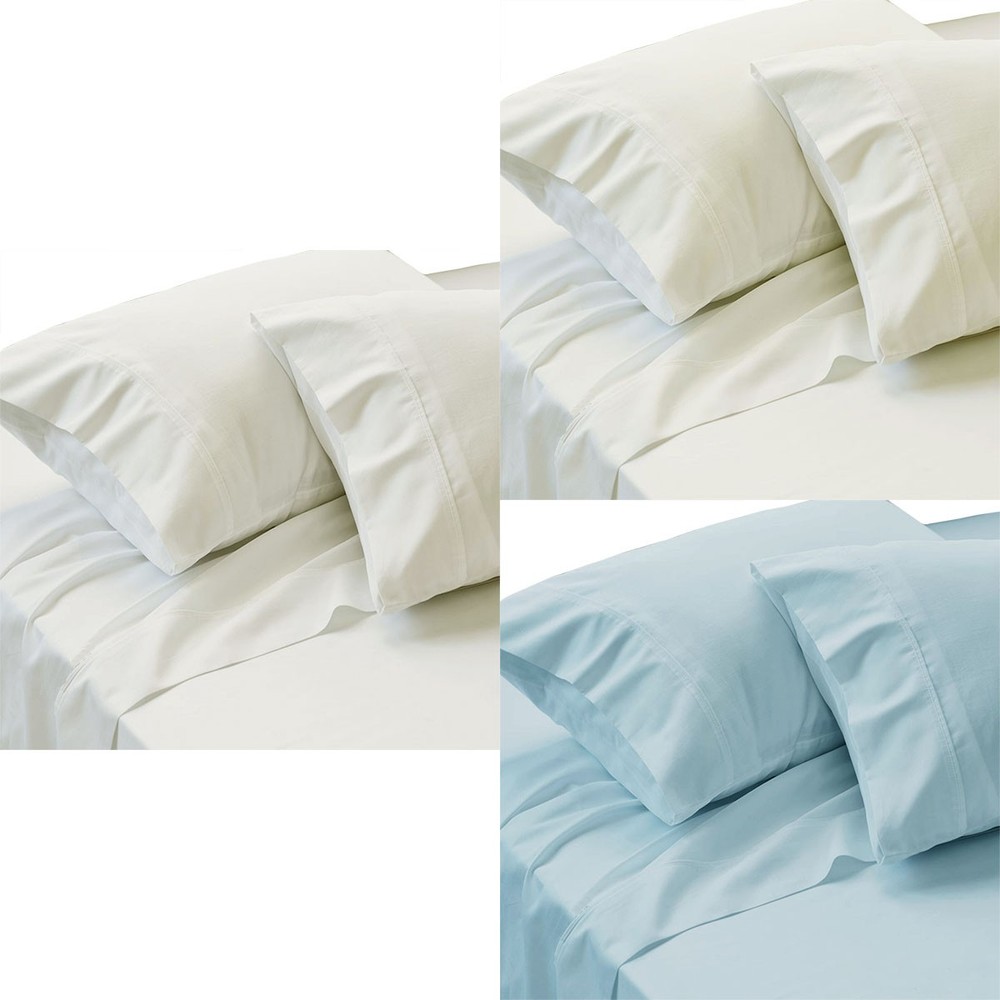 225TC Percale Polyester Cotton Sheet Set Single