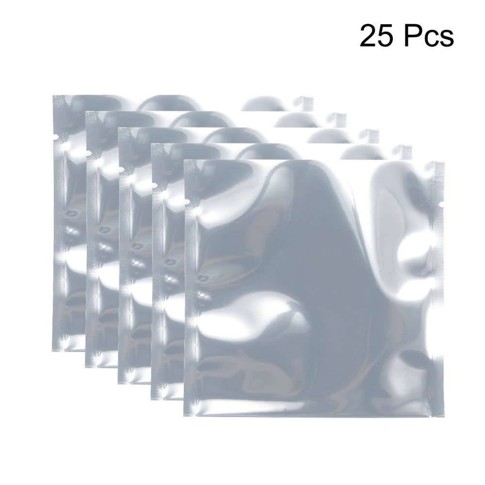 25 PCS Anti Static Bag Shield Shielding Bag, Flat Open Top, 3.9" x 3.9"