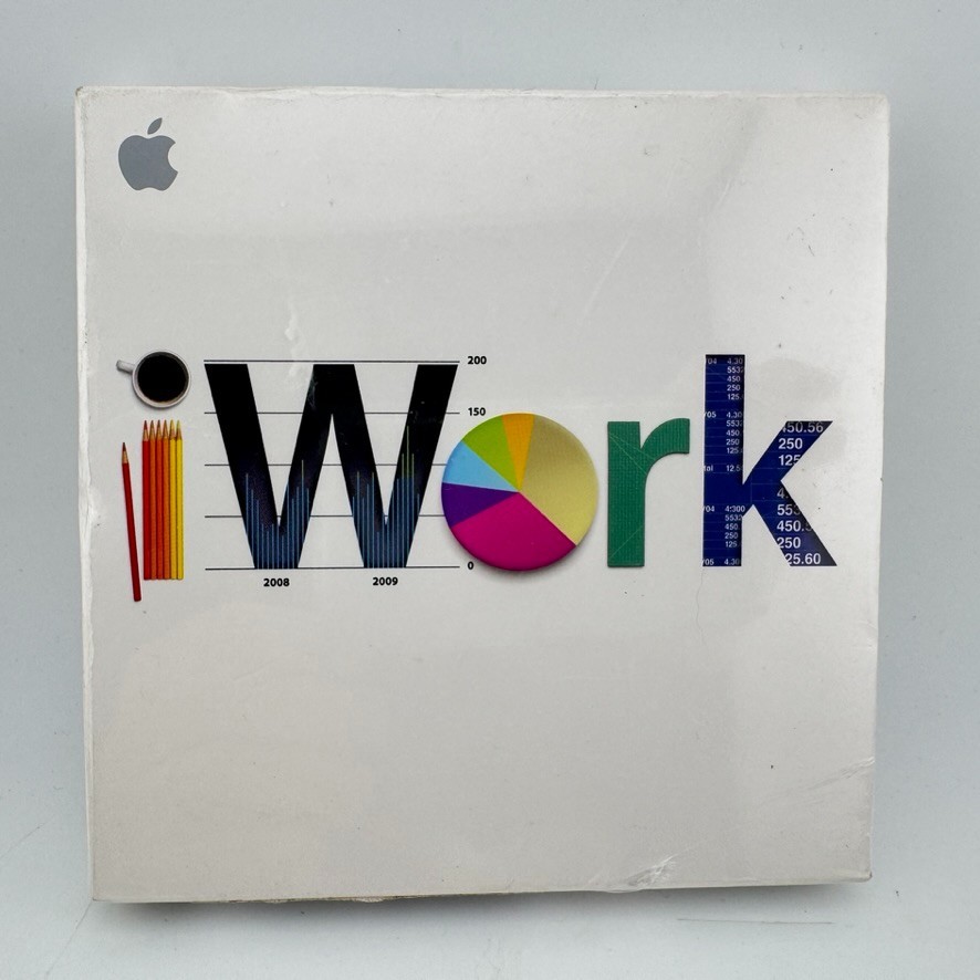 Apple iWork '09 (Retail 1 User) Full Version Mac MB942Z/A NEW / SEALED