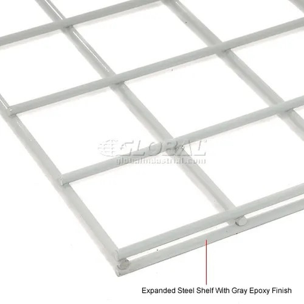 Global Industrial? Security Cage Accessory Shelf 72 x 36