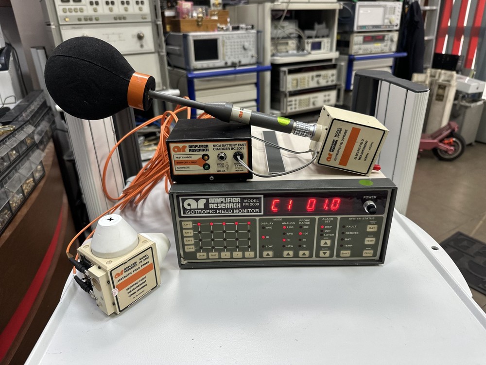 🟩AMPLIFIER RESEARCH 10KHz - 40GHz COMPLETE ISOTROPIC FIELD METER SYSTEM 🟩 EMC