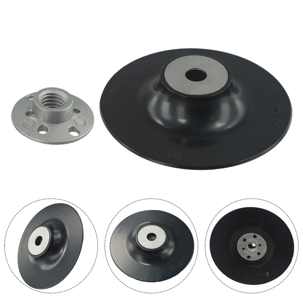 With Lock Nut Backing Pad Disc Backing Pad 12200 RPM For Angle Grinder