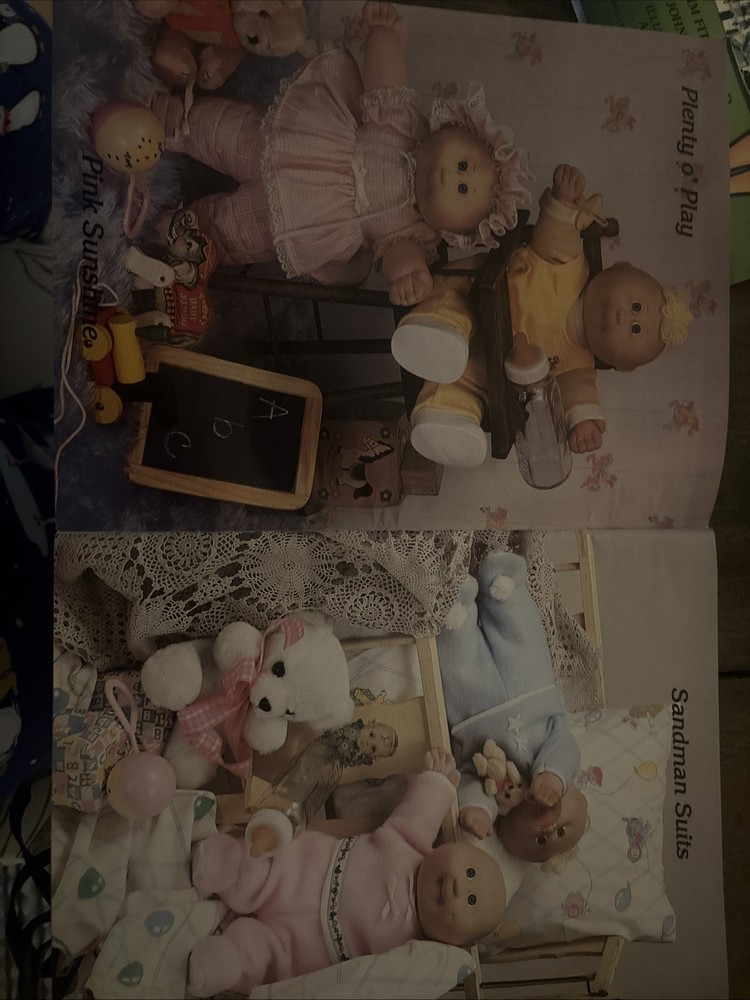 Cabbage Patch Doll Clothes Sewing Patterns for Preemie Designer Clothes by Plaid