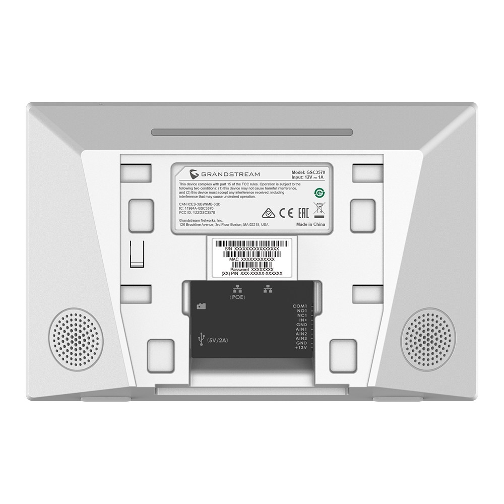 Grandstream GSC3570 WiFi IP Video Intercom Control Station Touch Screen White