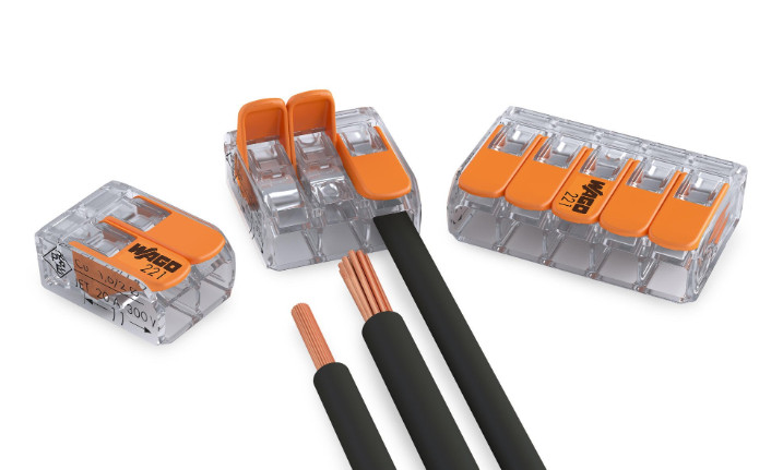 WAGO Lever Nuts 125pc Wire Splicing Connector Kit with Reusable Case