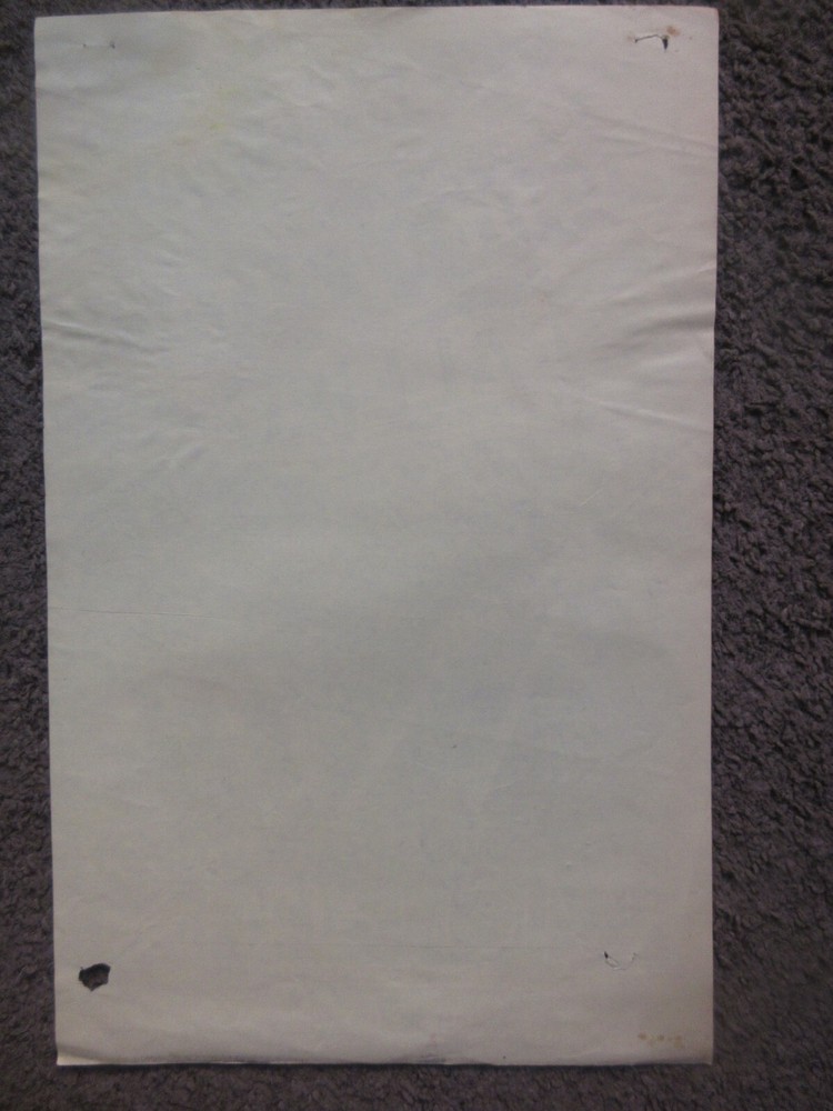 THE ALLIES (SEATTLE) 11x18 MICHAEL J's 1982 GIG POSTER RARE ("EMMA PEEL" VID) GD