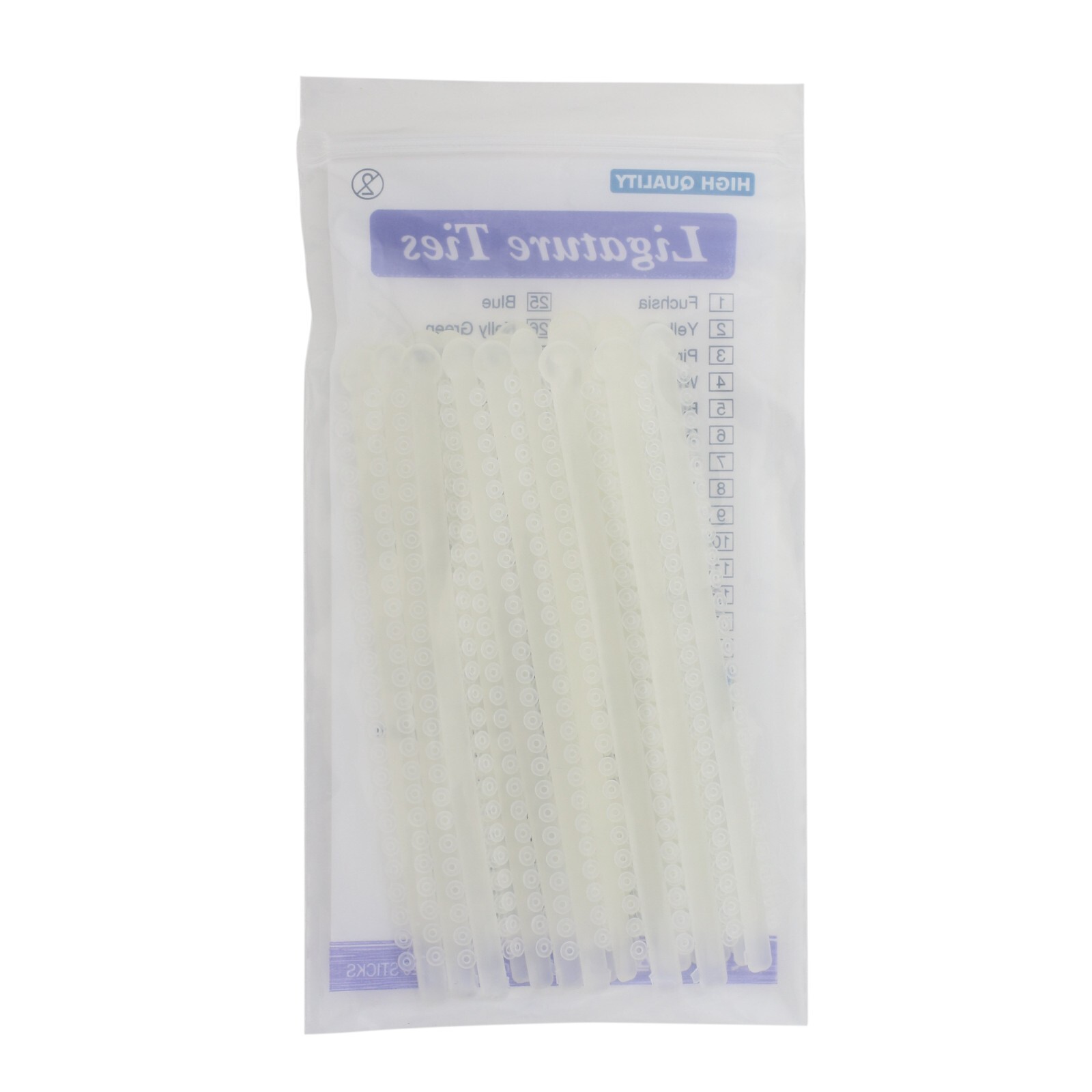 1000pcs Dental Ligature Ties Braces Rubber Bands Orthodontic Elastic 11 Colors