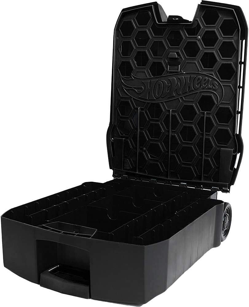Hot Wheels 100-Car, Rolling Storage Case with Retractable Handle, Model:20135