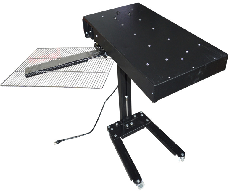 4 Color 1 Station Screen Printing Kit with Flash Dryer & Press Squeegee Screens