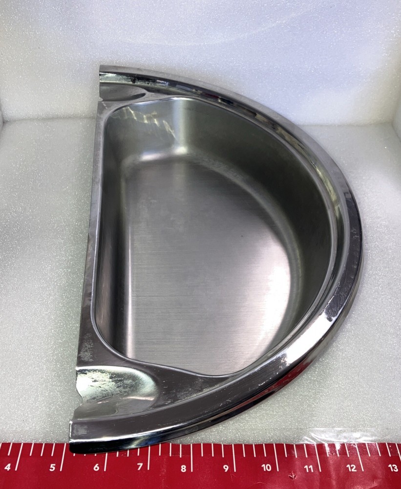 Spring USA 372-66/36/12, 2 Quart Half-Round Chafer Food Pan Insert