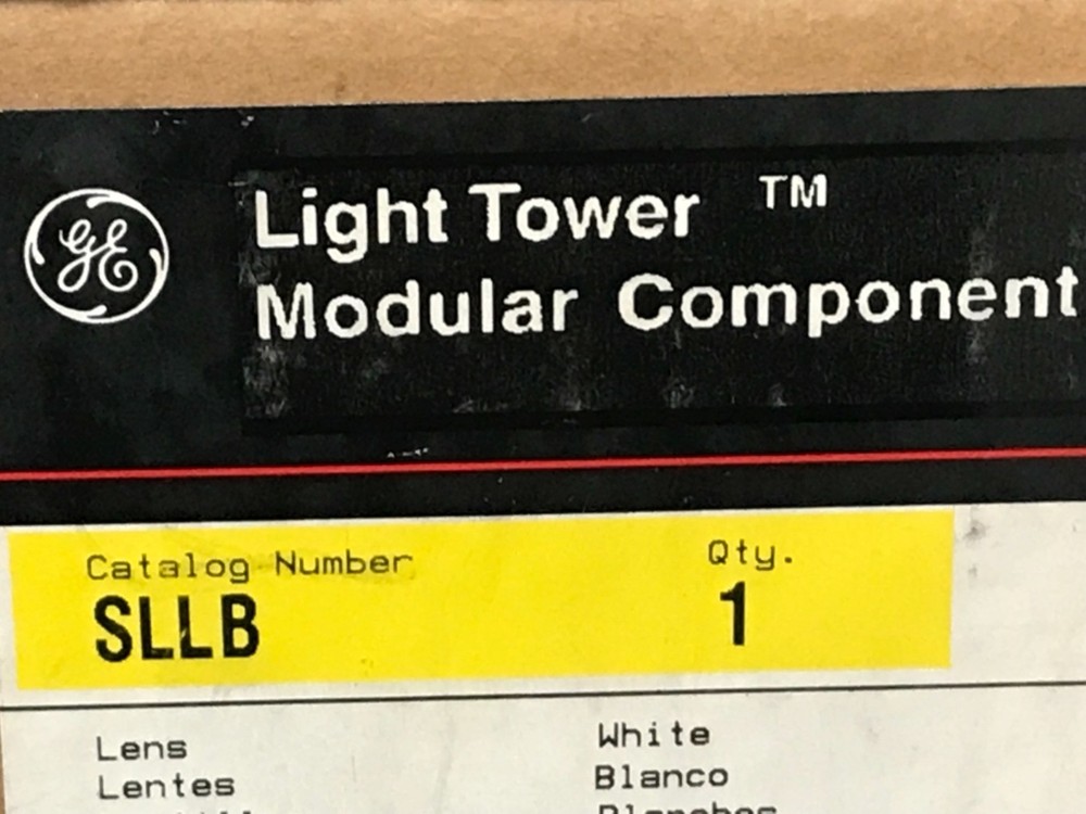 NIB GENERAL ELECTRIC SLLB WHITE LIGHT TOWER LENS