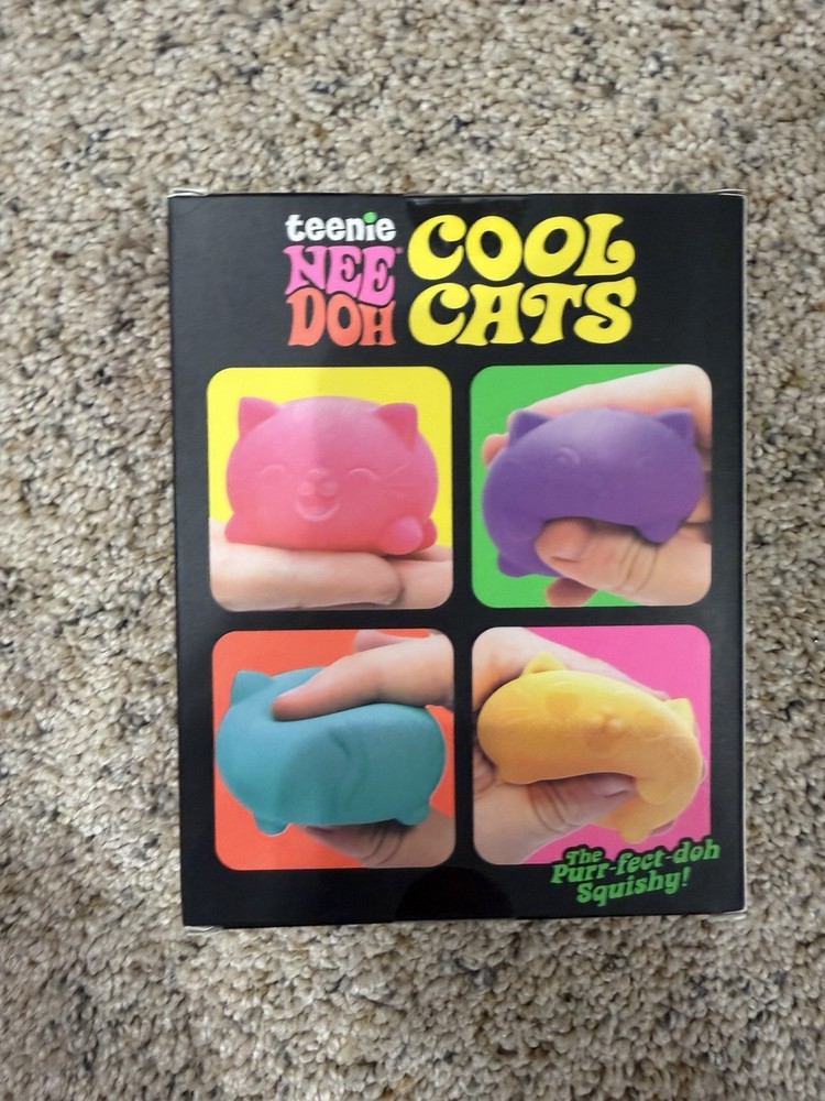 NWT One NeeDoh Cool Cats 4 Pack