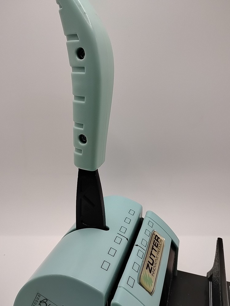 Zutter Products Turquoise Blue Bind-It-All Binding Machine Scrapbook Read Desc.