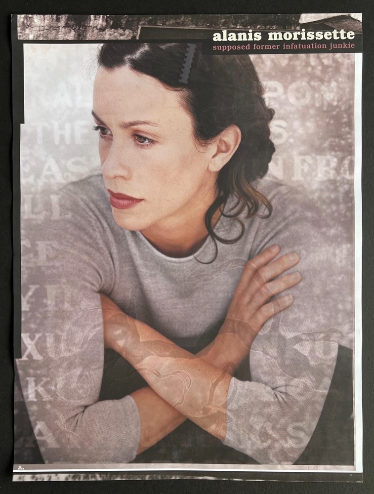 Alanis Morissette ~ Supposed Former Infatuation Junkie ~ Original Promo Poster