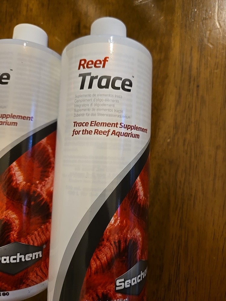 Seachem Laboratories Reef Trace Supplement 17 Fl Oz. (2-Pack)