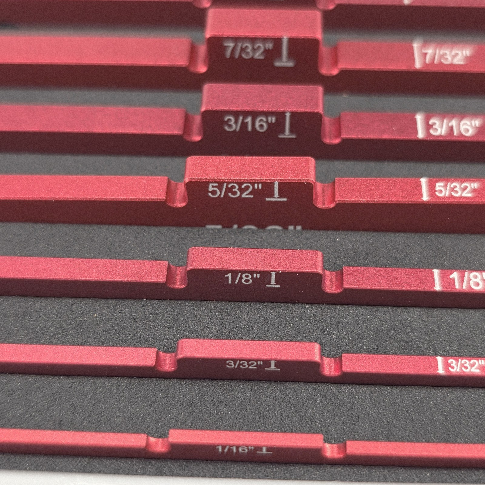 14pcs Aluminum Router Table Setup Bars Precision Setup Blocks Height Gauge Set