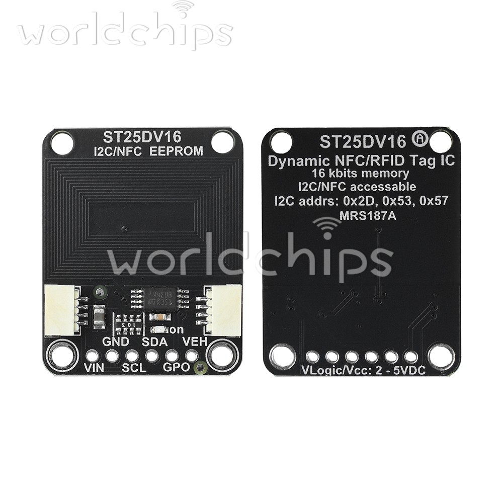 ST25DV16K I2C RFID Dynamic Tag Module Compatible with STEMMA QT/Qwiic Interface