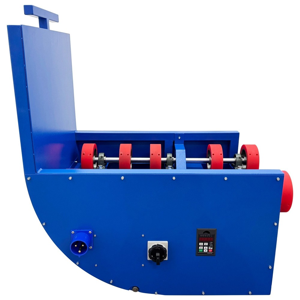 110V 200L Iron Drum Rotator Materials Mixer Drum Roller Reversing Machine
