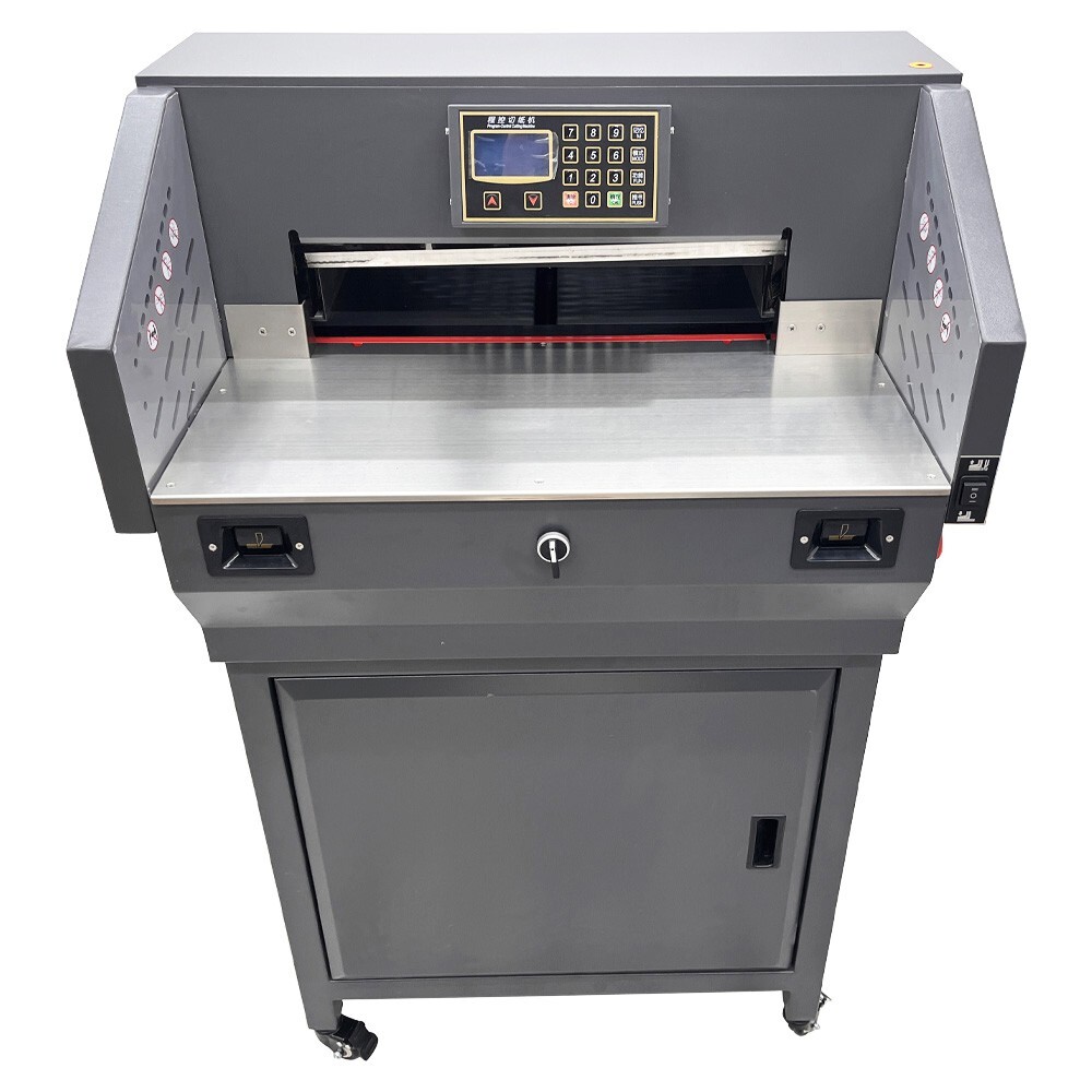 Electric Program-control Paper Cutting Machine Stand Paper Cutter 110V 19.29inch
