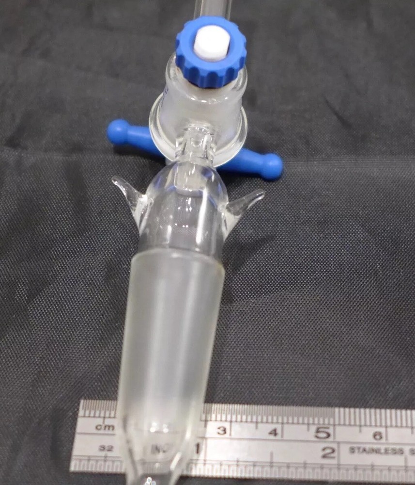 CORNING Pyrex Flow Control Adapter, drip through 19/32 inner/M joint