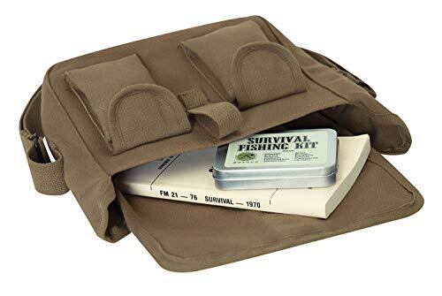 Rothco Olive Drab Canvas Ammo Shoulder Bag - 2277
