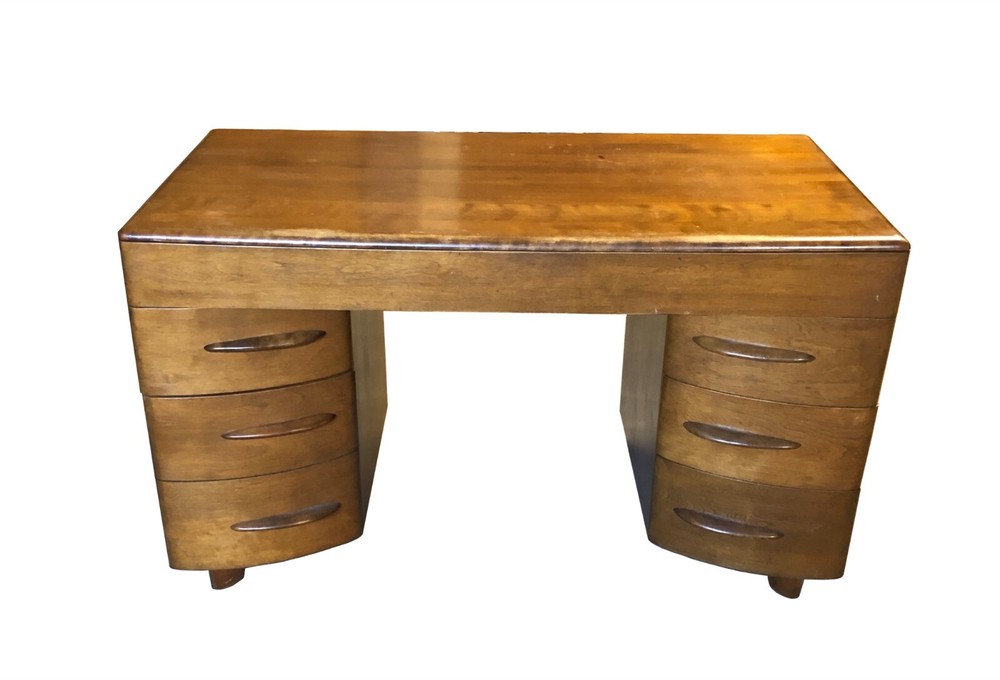 Heywood Wakefield Desk Midcentury Modern Solid Wood