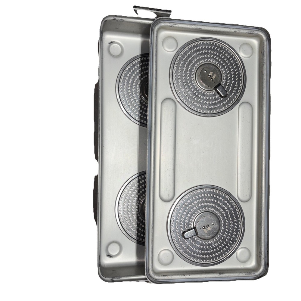 CASE MEDICAL STERITITE SOLID BOTTOM STERILIZATION CONTAINER SC04FG 23.5"x 11"x4"