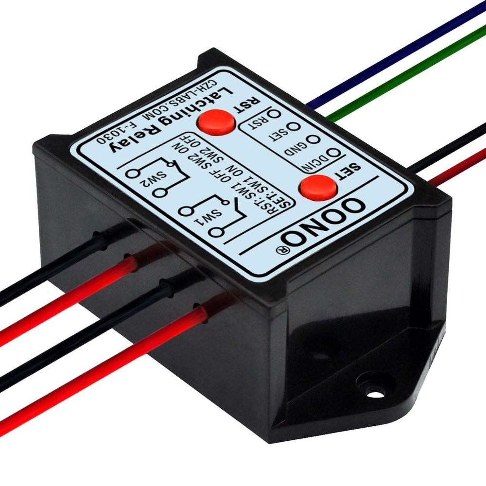 DPST 1NO 1NC 8Amp Latching Relay Module (DC 12V) DC 12V
