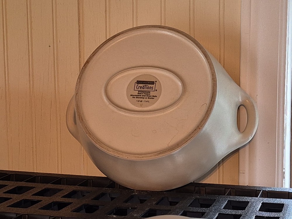 CorningWare Creations Stoneware Casserole Dish with Lid
