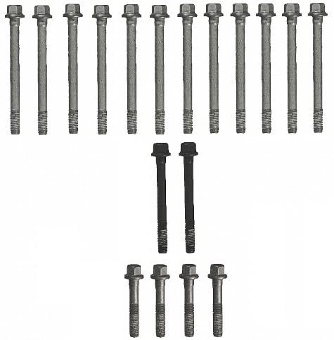 Fel Pro Engine Cylinder Head Bolt Set P N Es 72188