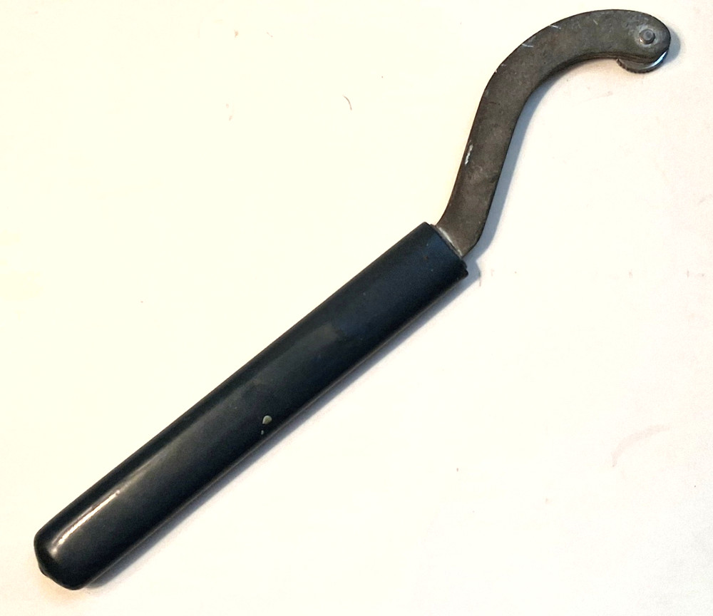 VINTAGE STANLEY 15- 210 MINI HACK BLUE RUBBER HANDLE, ADJUSTABLE BLADE POSITION