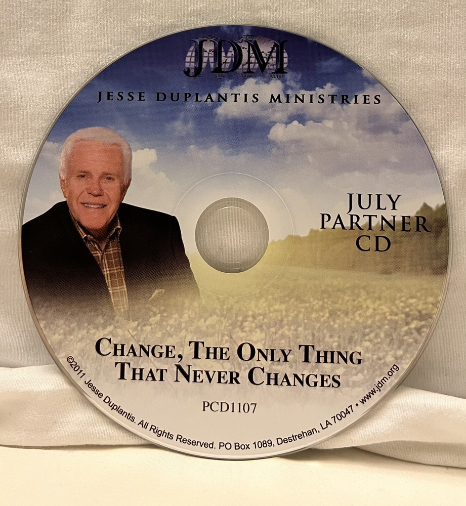Jesse Duplantis (CD#PCD1107) Message-Change, The Only Thing That Never Changes