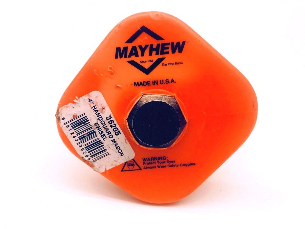 Mayhew 4" x 7" Handguarded Mason Chisel 35205
