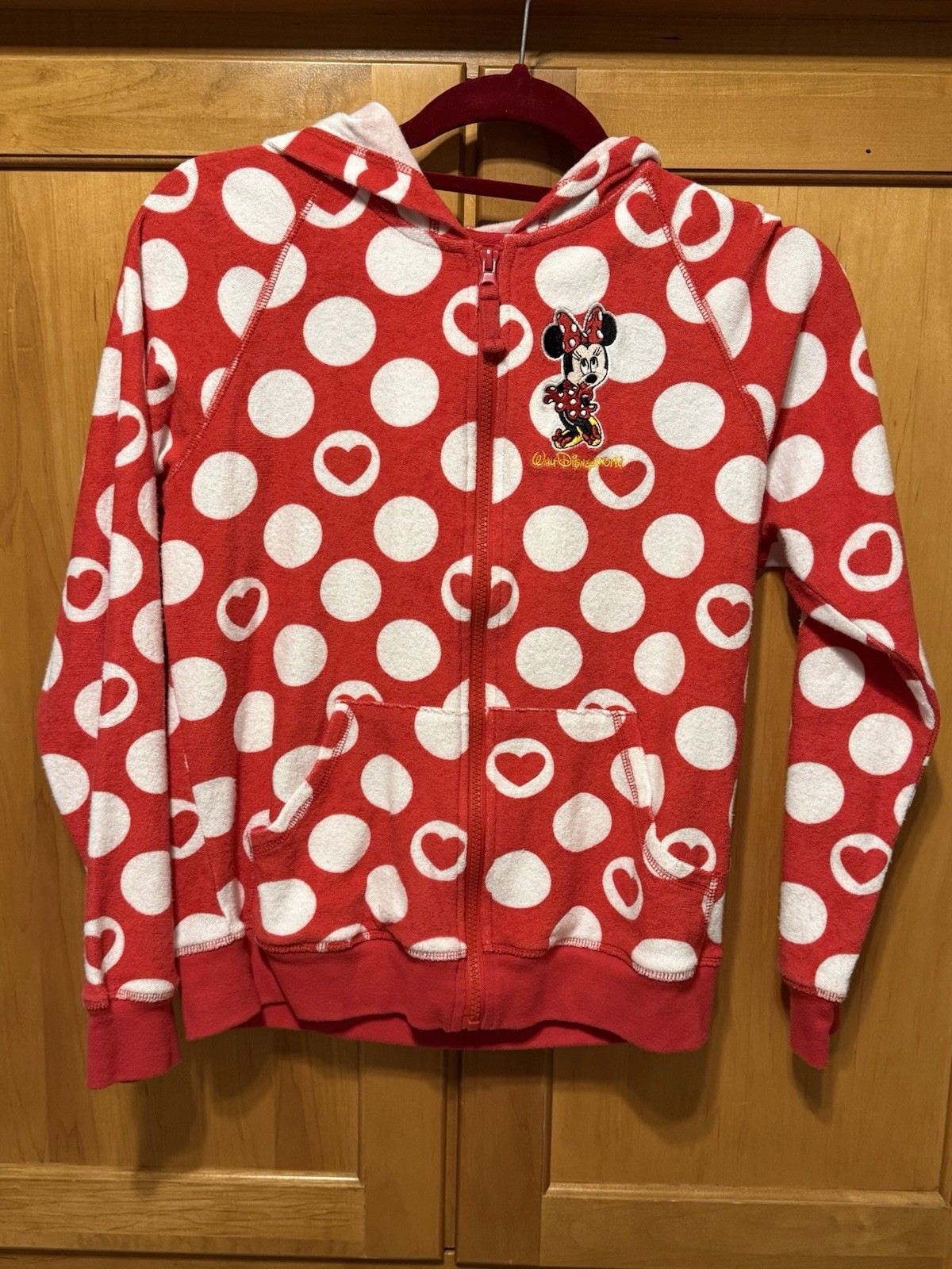 MINNIE MOUSE DISNEY PARKS JACKET SIZE XL Child GREAT FOR POOL