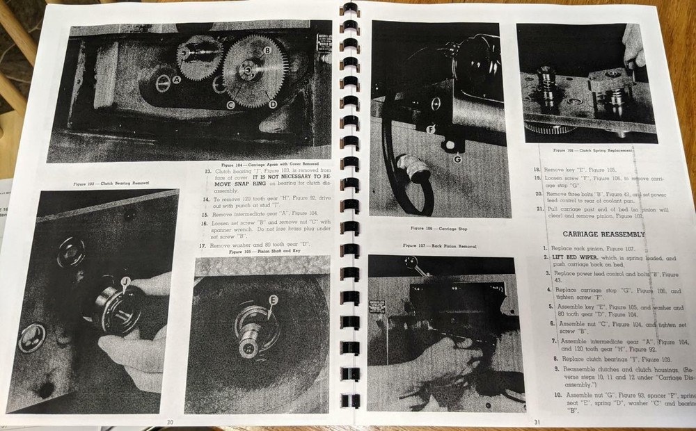 Hardinge Model HC Chucking Machine Maintenance Manual