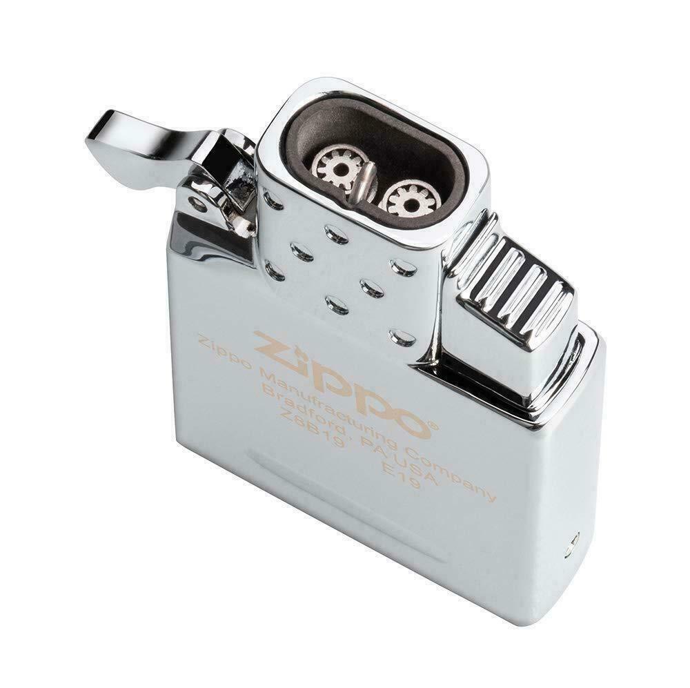 (2 Pack) ZIPPO Butane Double Torch Insert W/ Push-button Piezo Ignition 65827