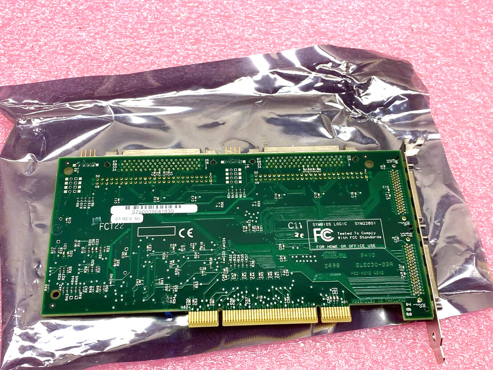 SYMBIOS LOGIC SYM22801L PCI DUALSCSI CONTROLLER CARD