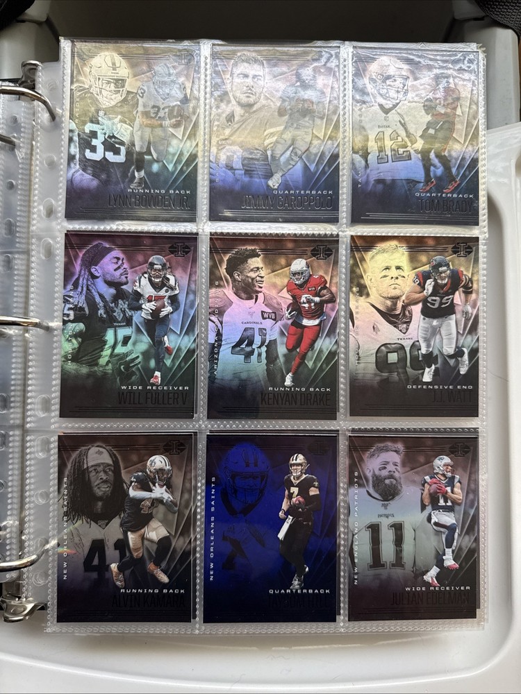 Card Binder Lot Multi Sport 24 Pages