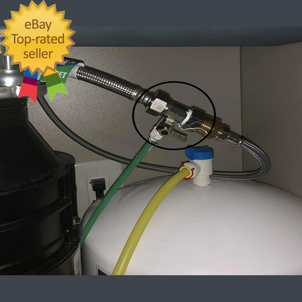 Feed Water Adapter- 1/2 Inch Compression and 1/4 Inch O.D Compression Angle Stop