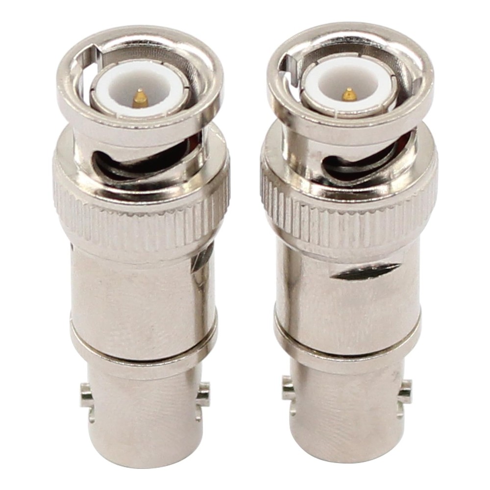 MOTOKU 2X Copper Adapter 50Ohm 38.5mm Insert Type BNC Feed Through Terminator