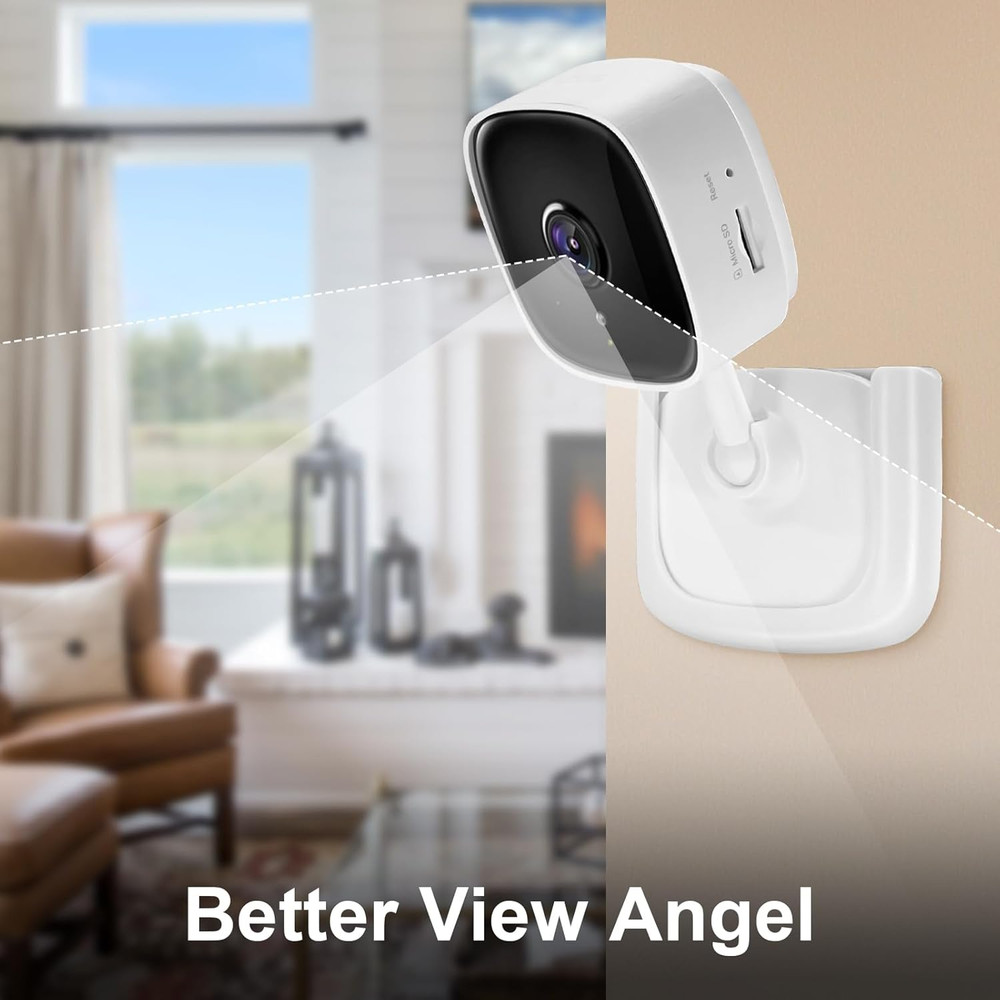 2 Pack Adhesive Wall Mount Bracket Stand Fits for Tapo Indoor Security Camera C1