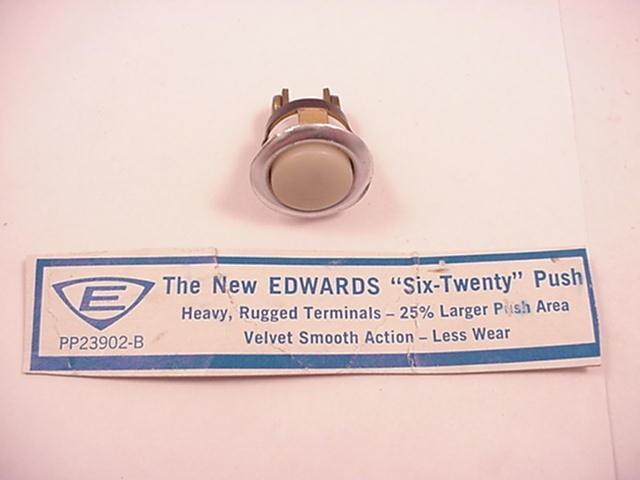 Edwards 620-L Push Button Low Voltage Non-Illuminated     Ships on the Same Day