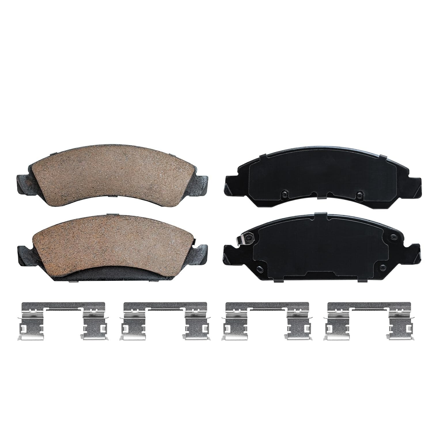 Front & Rear Ceramic Brake Pads for Avalanche Silverado Suburban GMC Sierra 1500